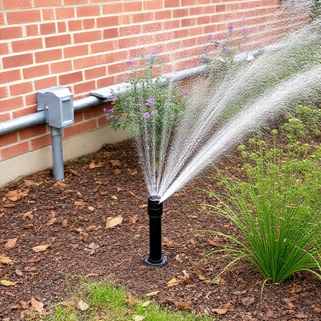 sprinkler system installation in graball